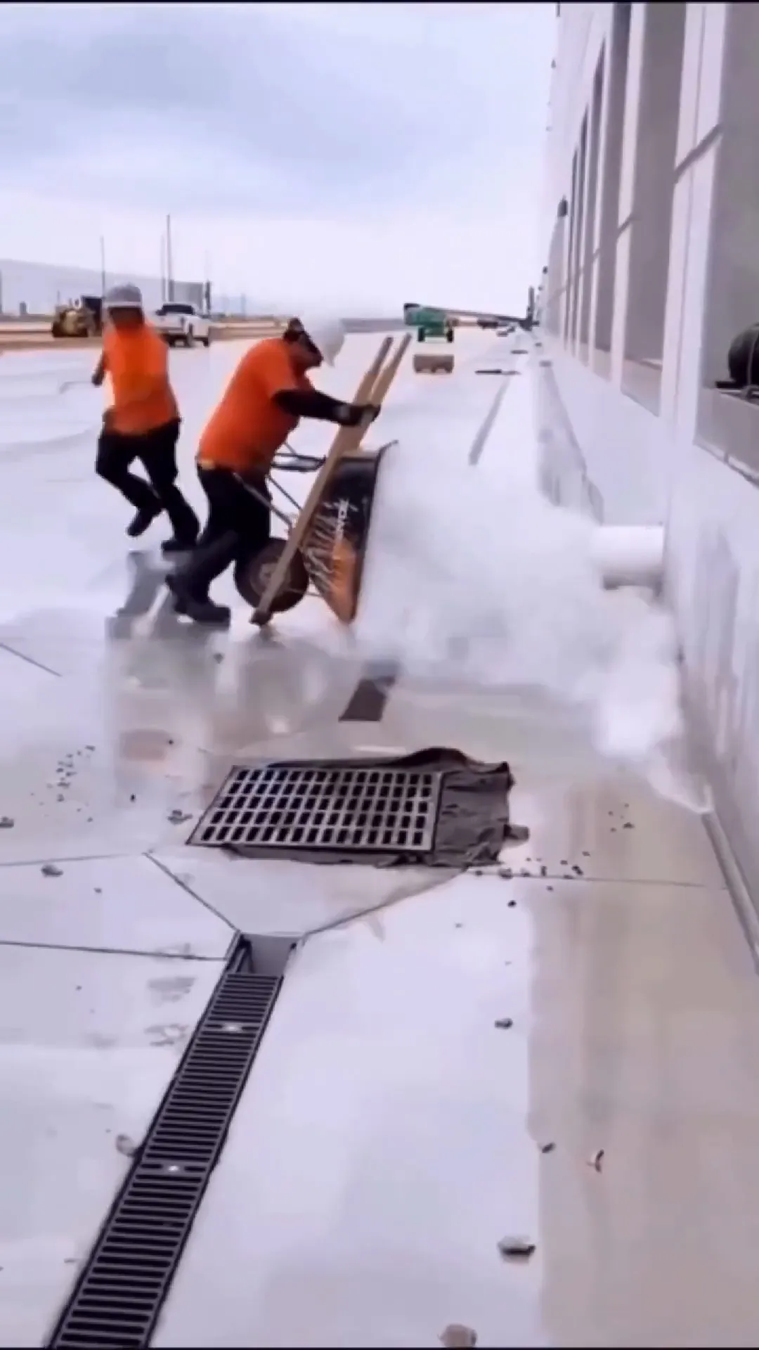 Construction Water Viral Video