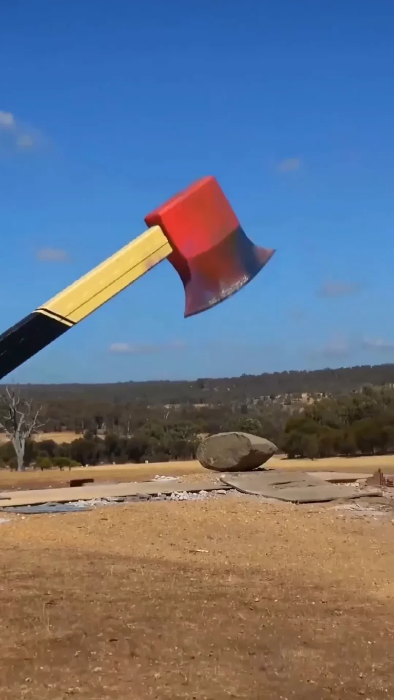 Giant Axe Viral Video