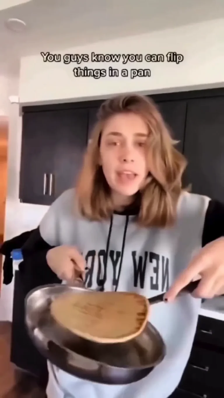 Pancake Flip Viral Video