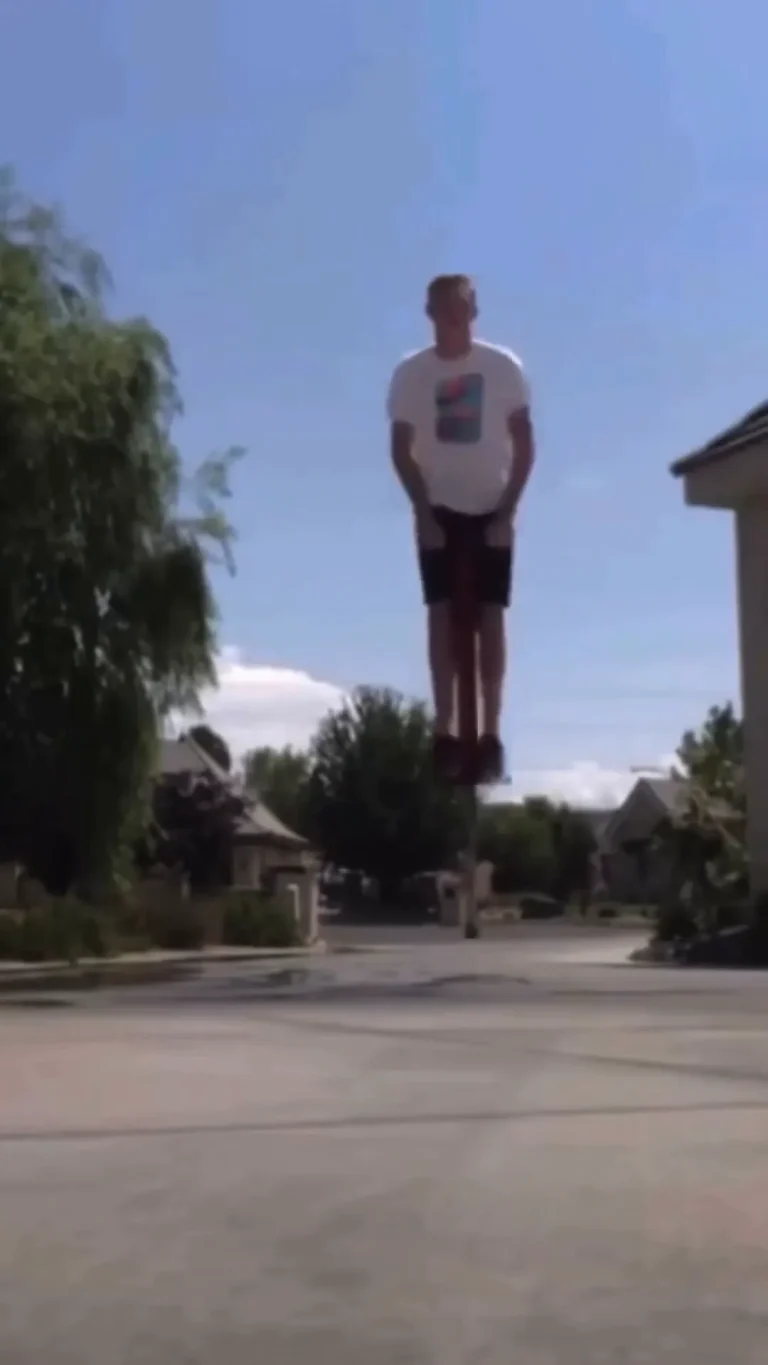 Pogo Stick Fail Viral Video