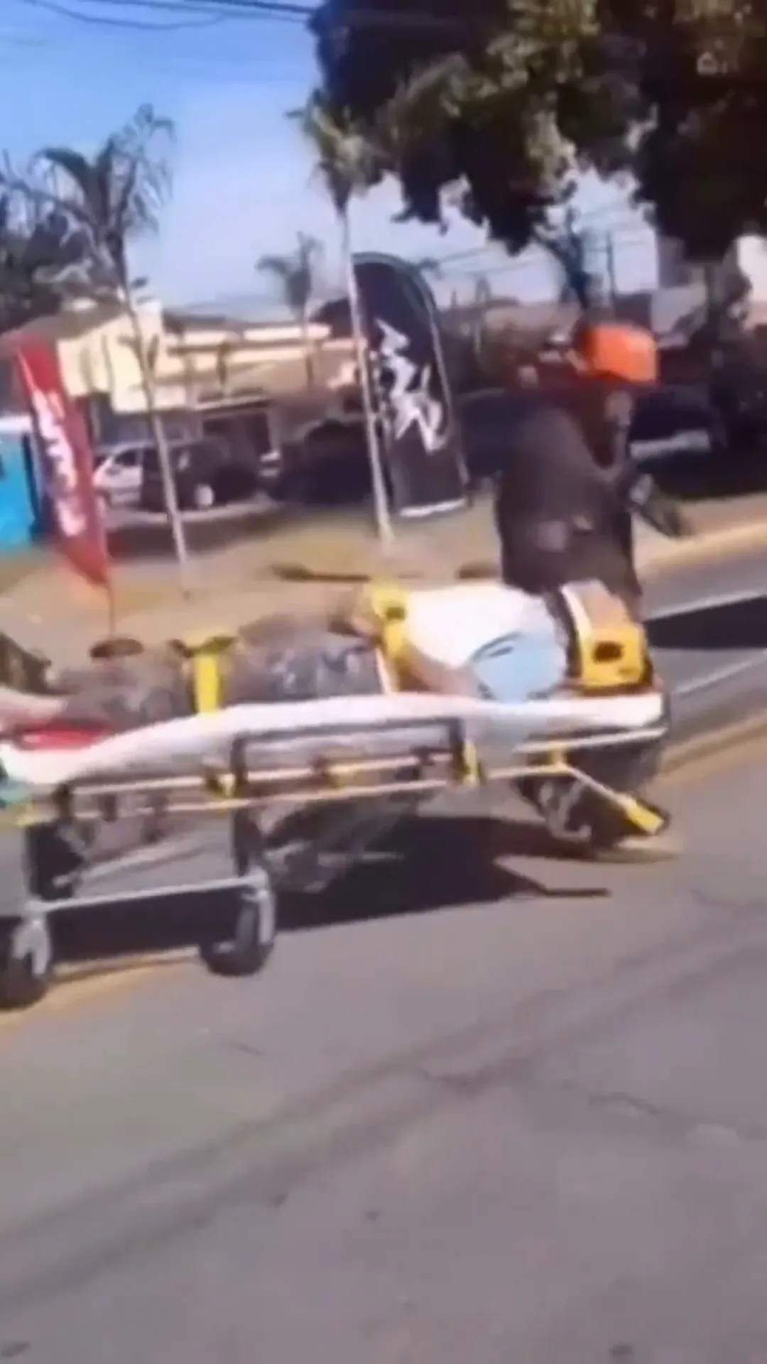 Roll Off Stretcher Viral Video