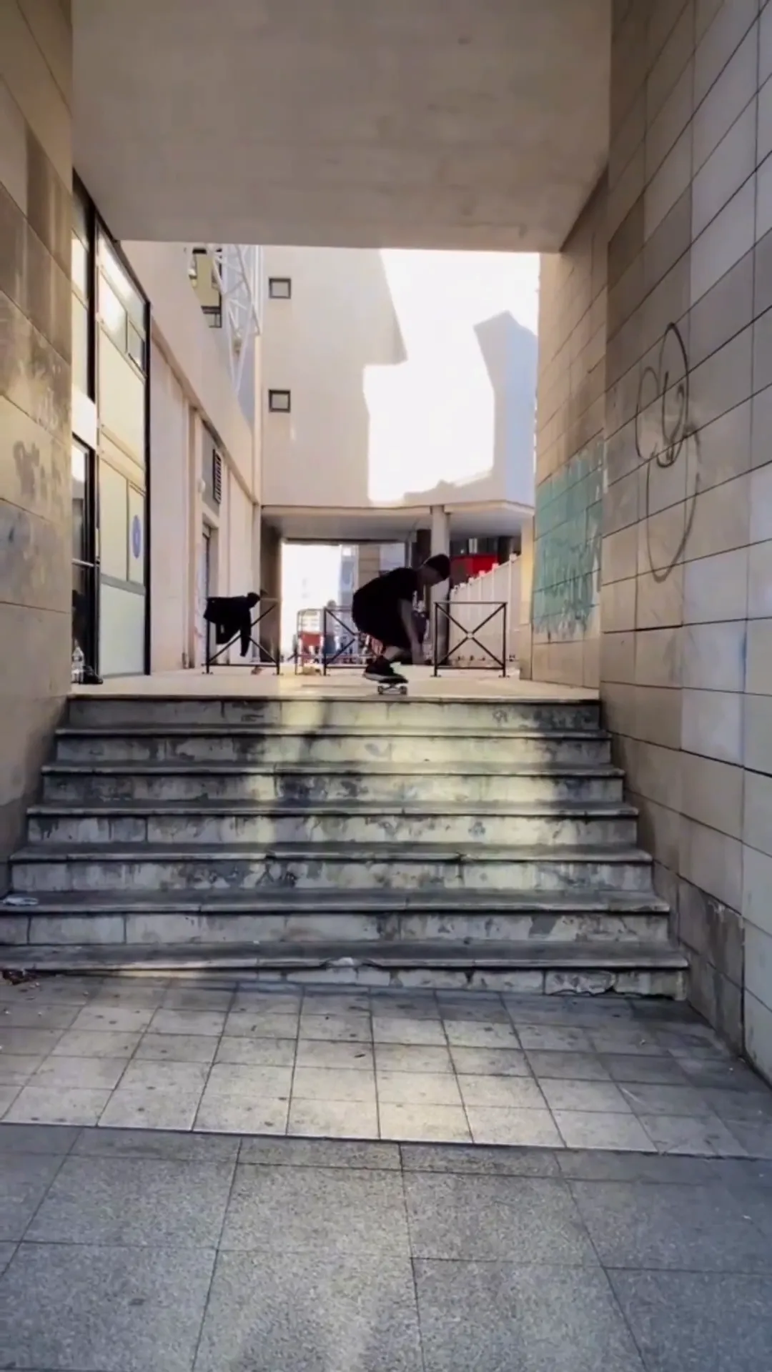 Skateboard Stair Jump Viral Video