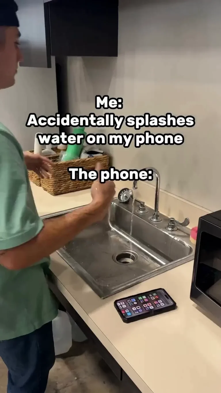 Water on Phone Viral Video